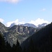 Blick Richtung Nordosten, in Sextner Dolomiten, mit Dreischusterspitze und Schusterplatte.