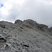 Am Sudgrat des Cristallino di Misurina, von hier 30-45 Minuten zum Gipfel.