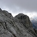 Nordosten oder Hauptgipfel  des Cristallino di Misurina, 2775m,hier ein bisschen Kletterei(I-).