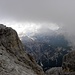 Nordosten oder Hauptgipfel des Cristallino di Misurina, 2775m,hier ein bisschen Kletterei(I-).