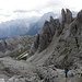 Im Abstieg von Cristallino di Misurina,2775m