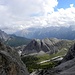  Im Abstieg von Vristallino di Misurina,2775m-mit Pale di Misurina und Marmarole im Hintergrund.