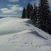 des tut fast weh, diese wunderschöne Schneelandschaft zu durchqueren