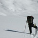 kurz nach dem Skihaus Hochwang war "Spuren angesagt"; wir stapften trotz Schneeschuhen durch knietiefen Schnee hoch bis zum Gipfel
