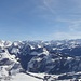 Vanil Blanc: winterliches Gipfelpanorama