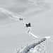 das hielt der beste Schneeschuh nicht aus, er ging zu Bruch