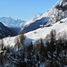 Grossberg, hinten Breithorn und Mettelhorn