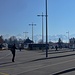 der Bahnhofplatz mit dem schönsten Panorama von...Thun