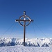 Gipfelkreuz mit Blick ins Karwendel