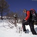 Ivan e Max tra i rododentri e neve sprofondante per guadagnare la cresta...