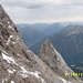 Blaue Berge: schöner Blick in die Ammergauer und Allgäuer Alpen - vorne der Daniel, auch der Hochvogel ist in Bildmitte zu erkennen