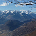 Panorama con bassa Valtellina e Monte Legnone