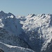Leoganger Steinberge; auch vom Birnhorn zogen viele Spuren runter; in der Mitte, das schöne, skifreundliche Ebersbergkar