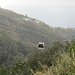 die Seilbahn befördert die Besucher über eine Schlucht von Monte hinüber zum Jardim Botânico