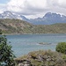 Beagle Kanal mit Blick auf die Berge auf der anderen Seite in Chile