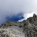 Im Aufstieg zum Haunold, oder Rocca Grande dei Baranci, 2966m, Genuss pur hier, Hand auf den Stein, aber ohne Wolken, bitte!