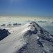 Was gibt es schöneres als allein auf dem Mont Blanc zu sitzen und mit den Lieben daheim zu telefonieren ;-)