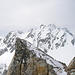 Forcella (2845 m), vetta senza sovrastrutture. Alle spalle Pizzo Nero, Pizzo Gallina e Galmihorn