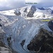 sicht über den Steigletscher, hoch zum Gwächtenhorn 3420m