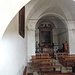 Das Innere der verschlossenen Kirche S. Rocco oberhalb Arzo