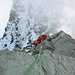 Leichte Kletterei leitet auf den Gipfel des Großglockners