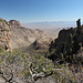 Unterwegs auf dem Boot Canyon Trail - Ausblick. Rechts ist der Boot Rock ("Stiefel-Fels") zu sehen.