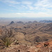 Am South Rim (Chisos Mountains) - Ausblick auf die umliegende Wüstenlandschaft (Chihuahuan Desert).