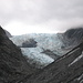 Franz-Josef-Gletscher, der aus über 3000 m Höhe mit angeblich 2-3 m pro Tag bis auf 300 m runter fließt