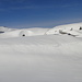 typisch Hinderselun: coupiertes Gelände mit Schneeverfrachtungen