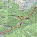Ungefähre Route Maccagno-Armio