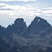 ZOOM zum Monte Cristallo und  Piz Popena(links)