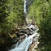 Der Lehner Wasserfall vom Zustieg aus gesehen