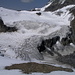 Der Gletscherabbruch des Glacier du Mont Durand auf 3300 m