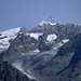 Otemma-Gletscher; im Hintergrund das Matterhorn