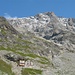 Chamanna da Tschierva 2580 m und Piz Morteratsch 3751 m