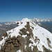 Gipfel Gran Paradiso 4061 m in Richtung Mont Blanc