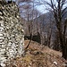 Die Ruinen von Vallegia im Val di Croat