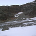 Am Lagginhorngletscher, links der Bildmitte geht es hinauf auf den Westgrat