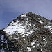 Abstieg: Blick zurück zum Gipfel