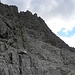 Untere Teil des Alpinisteig geht am Fusse des Elferkofelwestwand zur Giralbajoch, 2438m.