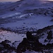 Aufstieg fast geschafft - Rückblick ins Krater-Camp und auf den Furtwänglergletscher