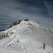 Sturm am Grat zum Monte Croce