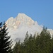 Hohe Gaisl, oder Croda Rossa d'Ampezzo, 3146m, im Morgenlicht, gesehen auf dem Weg nach Cortina.