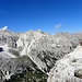 Cima Fanis nord-2970 m,links,  Monte Cavallo-2912 m, im Bildmitte und Cime di Furcia Rossa-rechts.<br />