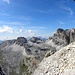 Hier beginnt Teil zwei des G.Lipella Klettersteig, zum Tofana di Rozes, 3225m, 1,5 Stunden.
