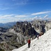 Im Aufstieg zur Tofana di Rozes,3225m. 