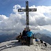 Die obligatorischen Gipfelphoto am  Tofana di Rozes,3244m.