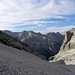 Im Abstieg von Tofana di Rozes, mit Monte Ciavallo und Monte Ciastel.