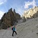 Im Abstieg von Rifugio Giussani, 2580m, im wunderschonen Valon de Tofana.