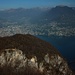 Monte San Salvatore (912m):<br />Aussicht auf Lugano (334m) und den Monte Boglia / Colma Regia (1516m).